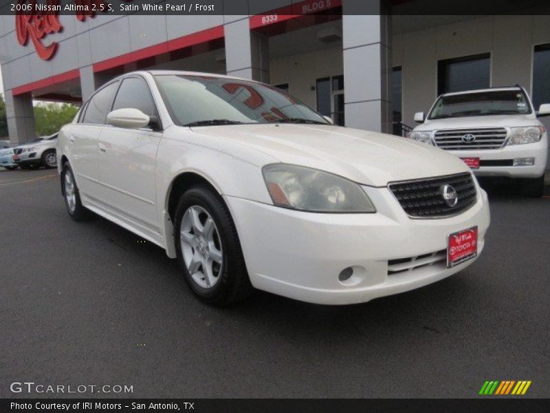 Satin White Pearl / Frost 2006 Nissan Altima 2.5 S