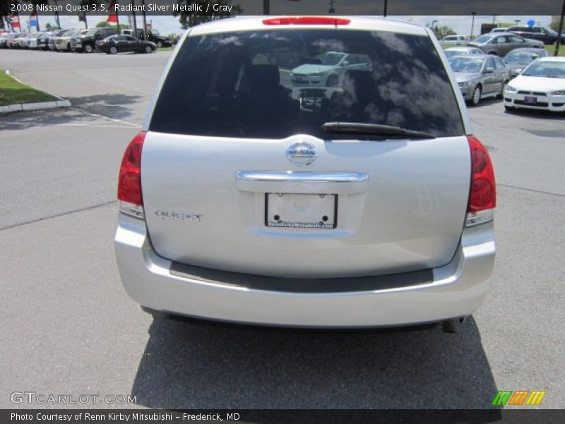 Radiant Silver Metallic / Gray 2008 Nissan Quest 3.5