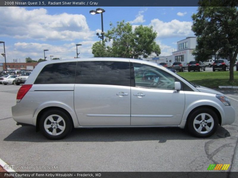 Radiant Silver Metallic / Gray 2008 Nissan Quest 3.5