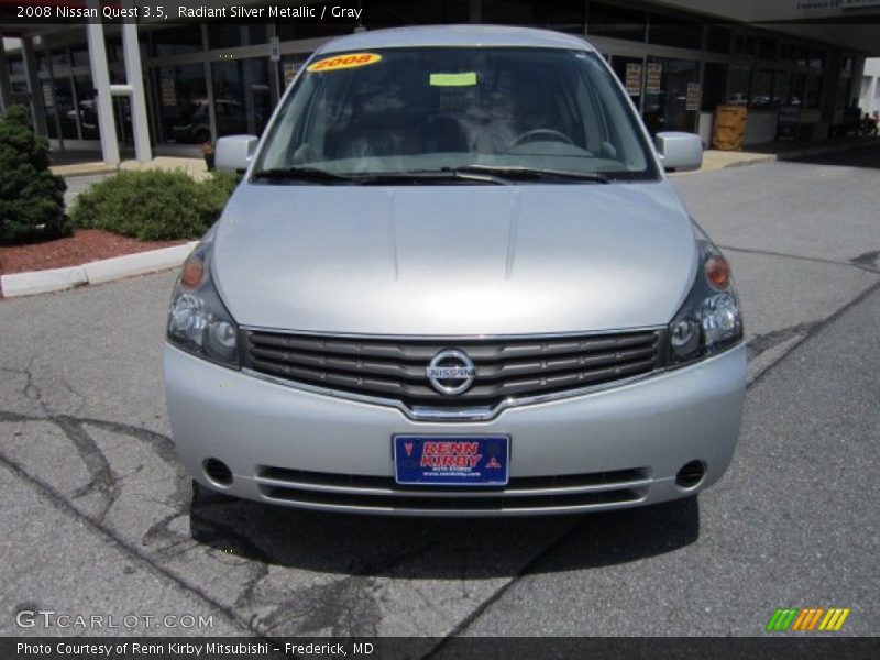 Radiant Silver Metallic / Gray 2008 Nissan Quest 3.5