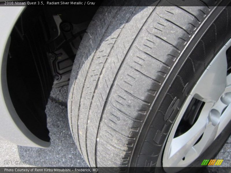 Radiant Silver Metallic / Gray 2008 Nissan Quest 3.5
