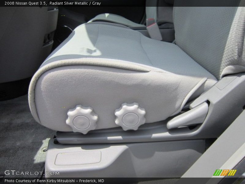 Radiant Silver Metallic / Gray 2008 Nissan Quest 3.5