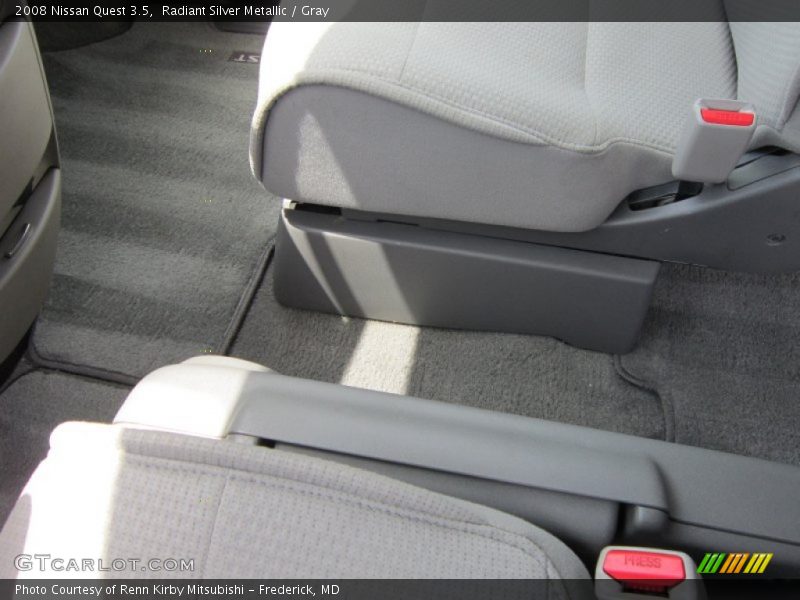 Radiant Silver Metallic / Gray 2008 Nissan Quest 3.5