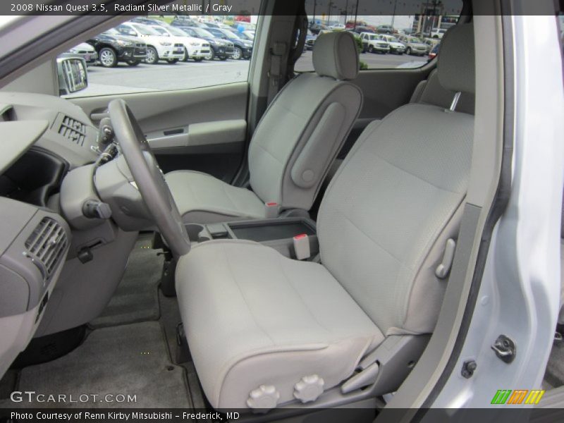 Radiant Silver Metallic / Gray 2008 Nissan Quest 3.5