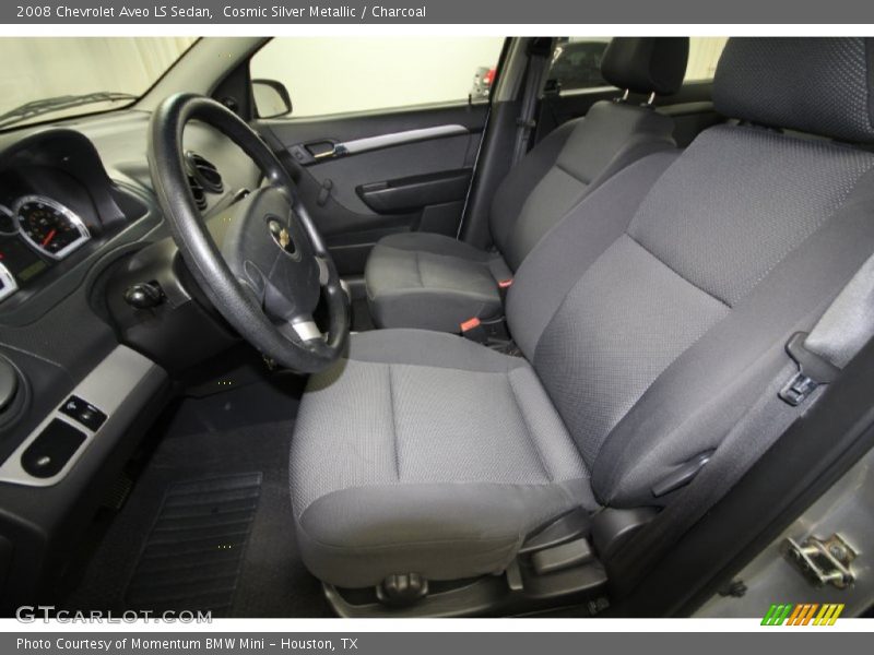 Cosmic Silver Metallic / Charcoal 2008 Chevrolet Aveo LS Sedan