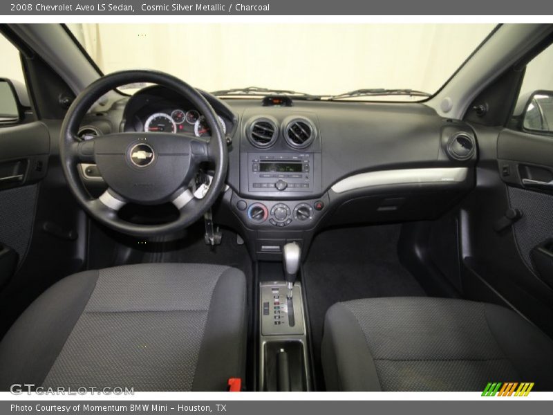 Cosmic Silver Metallic / Charcoal 2008 Chevrolet Aveo LS Sedan