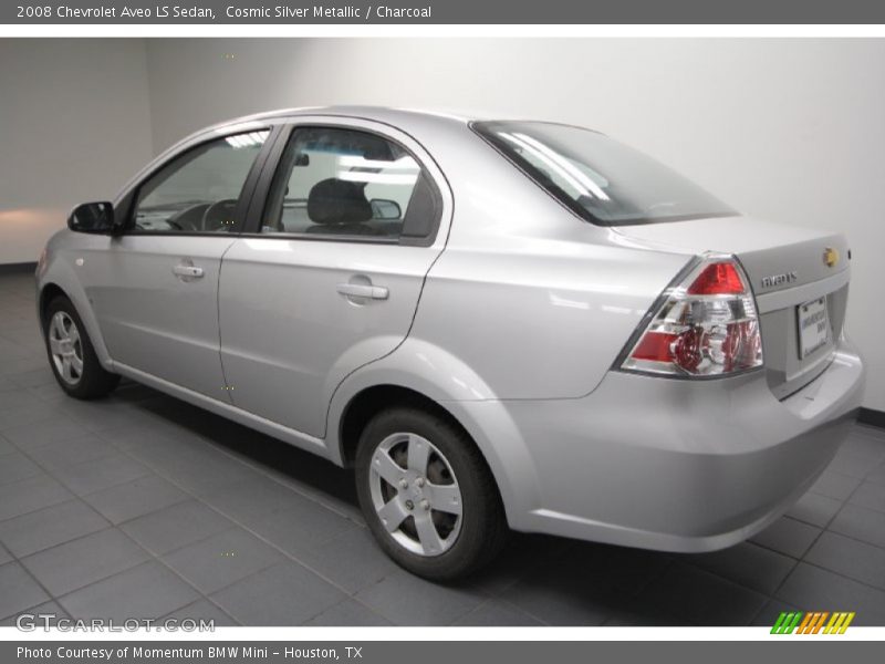 Cosmic Silver Metallic / Charcoal 2008 Chevrolet Aveo LS Sedan