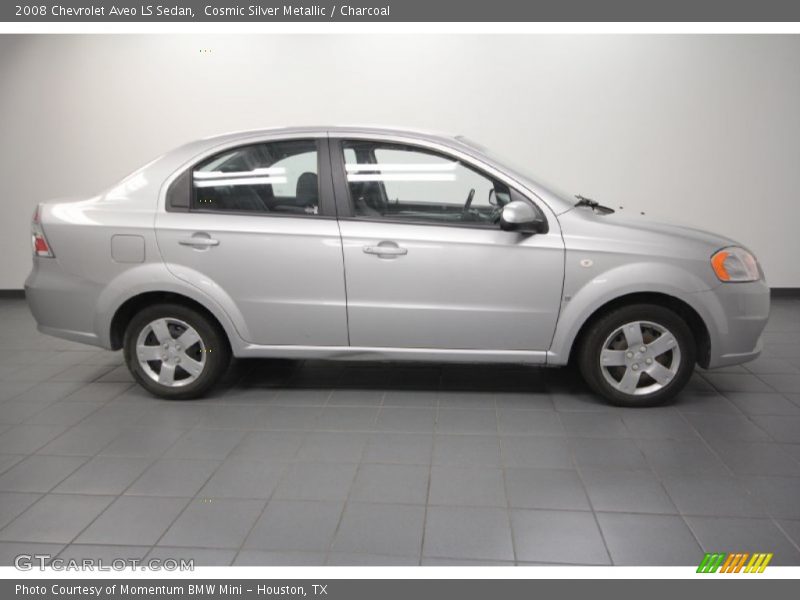 Cosmic Silver Metallic / Charcoal 2008 Chevrolet Aveo LS Sedan