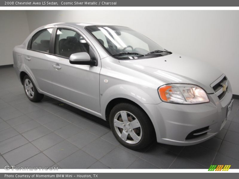 Cosmic Silver Metallic / Charcoal 2008 Chevrolet Aveo LS Sedan