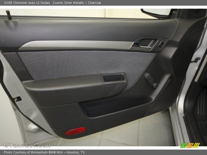 Cosmic Silver Metallic / Charcoal 2008 Chevrolet Aveo LS Sedan