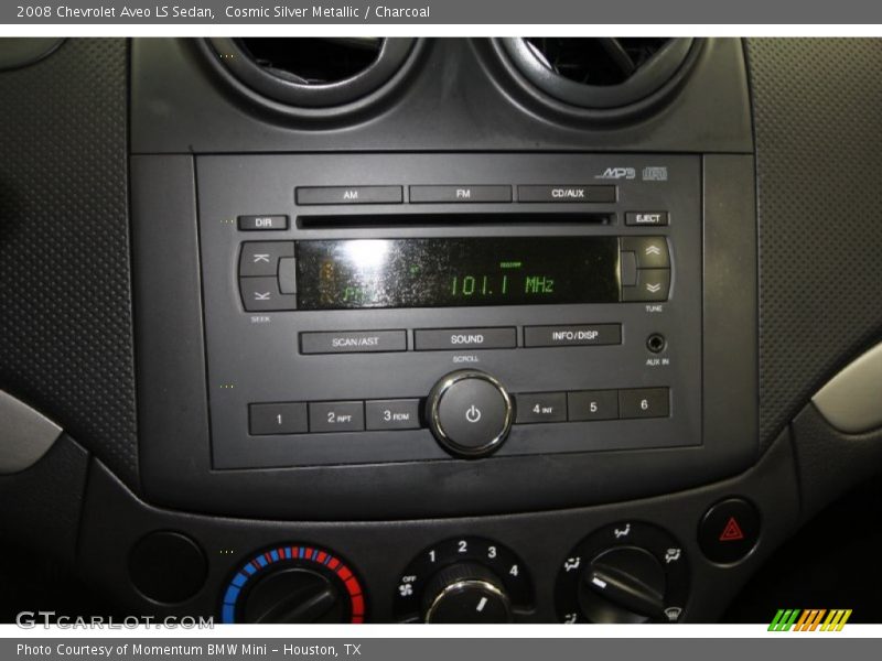 Cosmic Silver Metallic / Charcoal 2008 Chevrolet Aveo LS Sedan