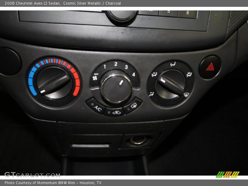 Cosmic Silver Metallic / Charcoal 2008 Chevrolet Aveo LS Sedan
