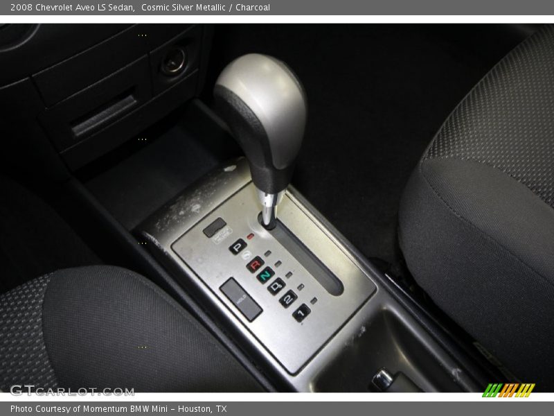 Cosmic Silver Metallic / Charcoal 2008 Chevrolet Aveo LS Sedan