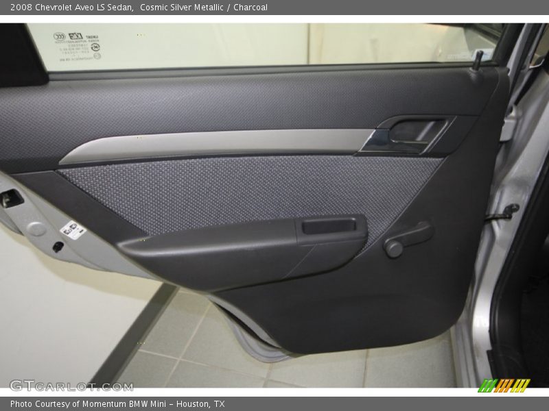 Cosmic Silver Metallic / Charcoal 2008 Chevrolet Aveo LS Sedan