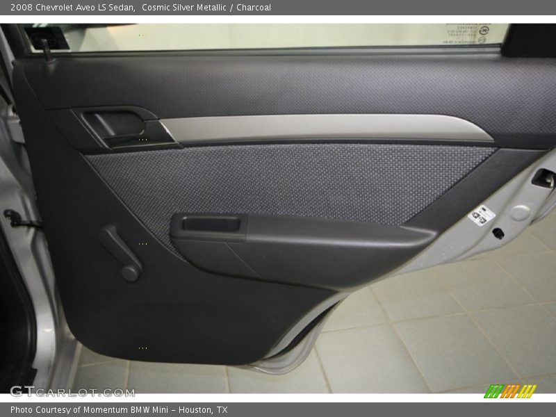 Cosmic Silver Metallic / Charcoal 2008 Chevrolet Aveo LS Sedan