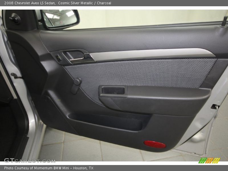 Cosmic Silver Metallic / Charcoal 2008 Chevrolet Aveo LS Sedan