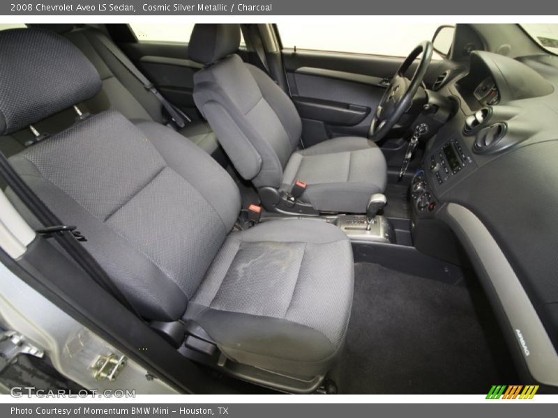 Cosmic Silver Metallic / Charcoal 2008 Chevrolet Aveo LS Sedan