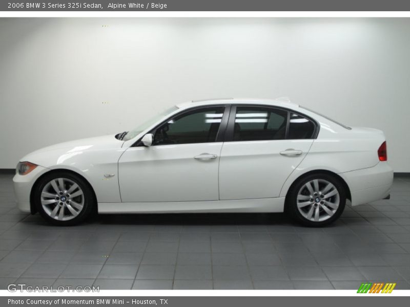 Alpine White / Beige 2006 BMW 3 Series 325i Sedan
