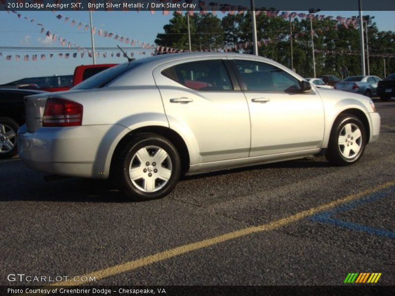 Bright Silver Metallic / Dark Slate Gray 2010 Dodge Avenger SXT