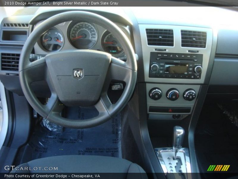 Bright Silver Metallic / Dark Slate Gray 2010 Dodge Avenger SXT