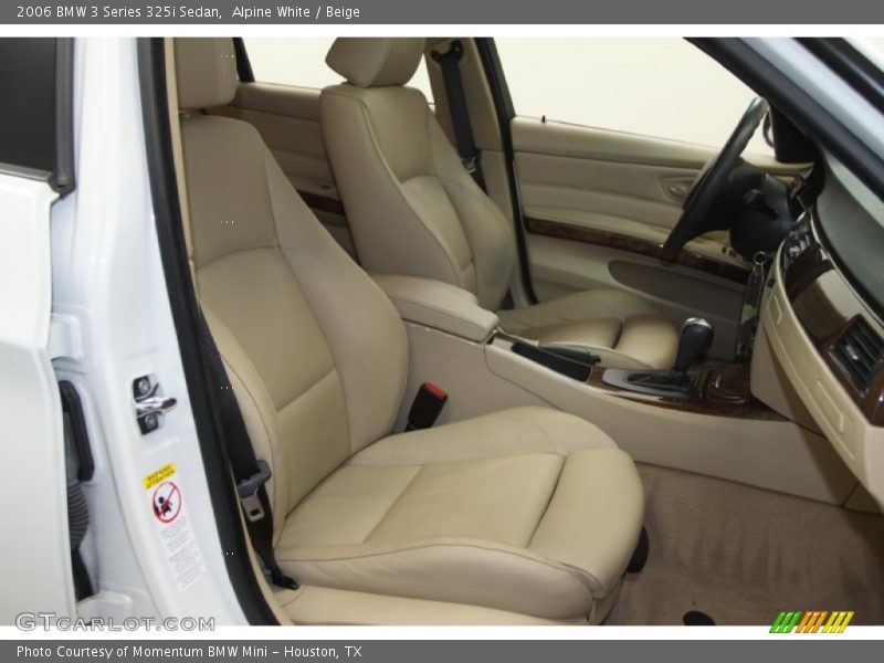 Alpine White / Beige 2006 BMW 3 Series 325i Sedan