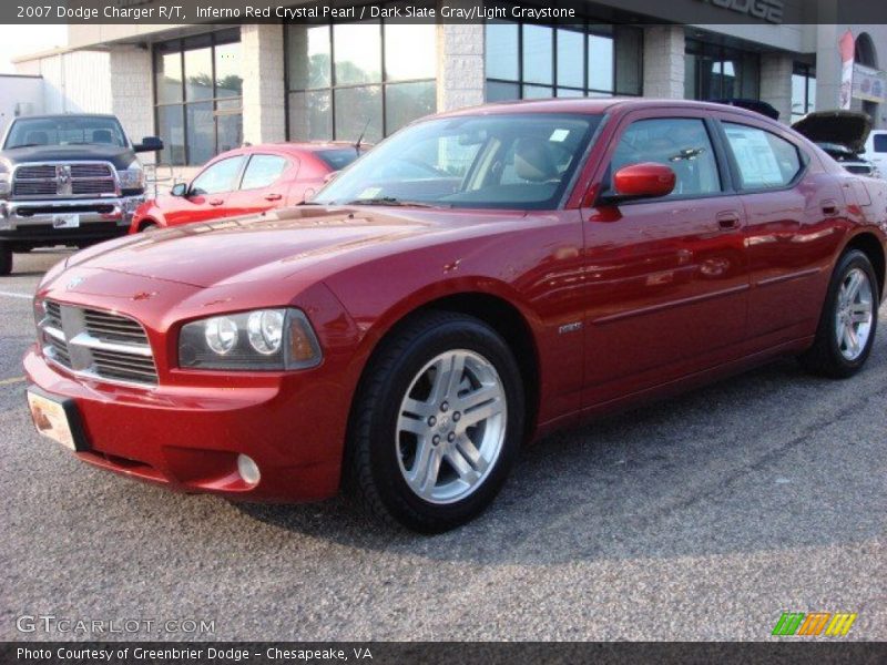 Inferno Red Crystal Pearl / Dark Slate Gray/Light Graystone 2007 Dodge Charger R/T