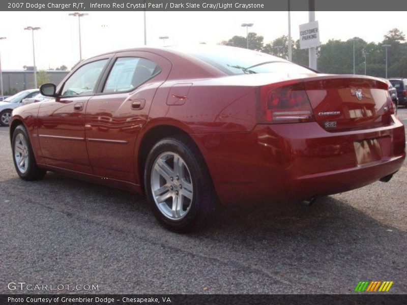 Inferno Red Crystal Pearl / Dark Slate Gray/Light Graystone 2007 Dodge Charger R/T