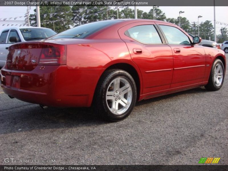 Inferno Red Crystal Pearl / Dark Slate Gray/Light Graystone 2007 Dodge Charger R/T