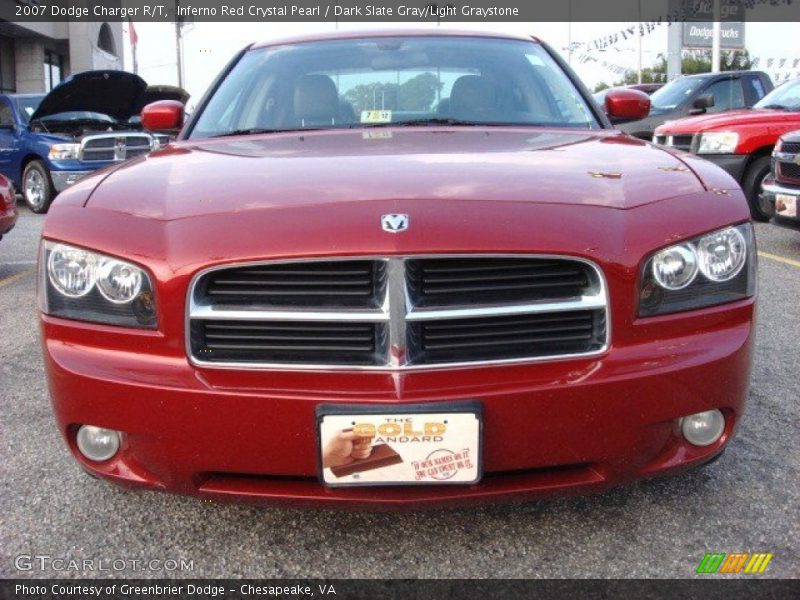 Inferno Red Crystal Pearl / Dark Slate Gray/Light Graystone 2007 Dodge Charger R/T