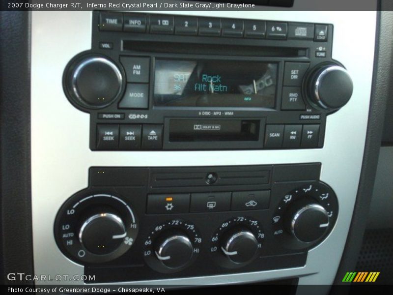 Inferno Red Crystal Pearl / Dark Slate Gray/Light Graystone 2007 Dodge Charger R/T
