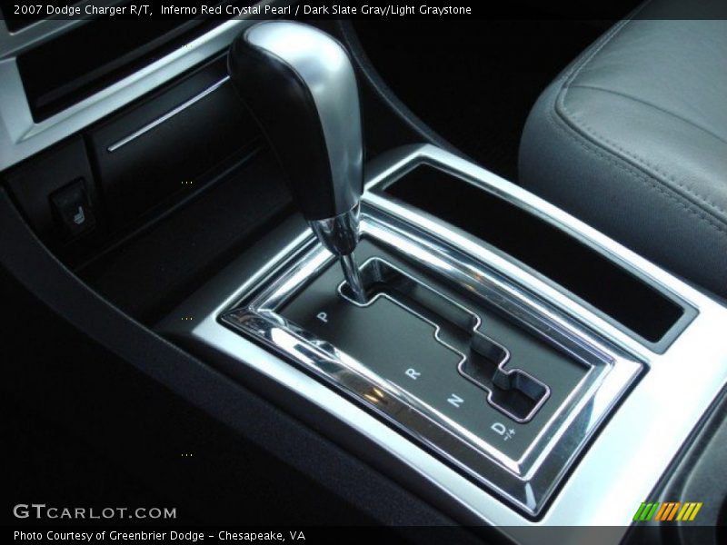 Inferno Red Crystal Pearl / Dark Slate Gray/Light Graystone 2007 Dodge Charger R/T