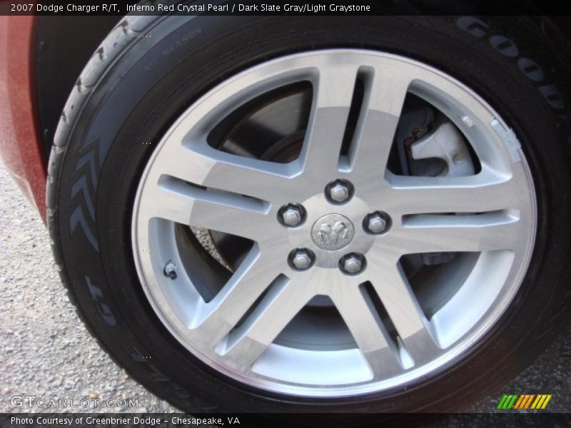 Inferno Red Crystal Pearl / Dark Slate Gray/Light Graystone 2007 Dodge Charger R/T