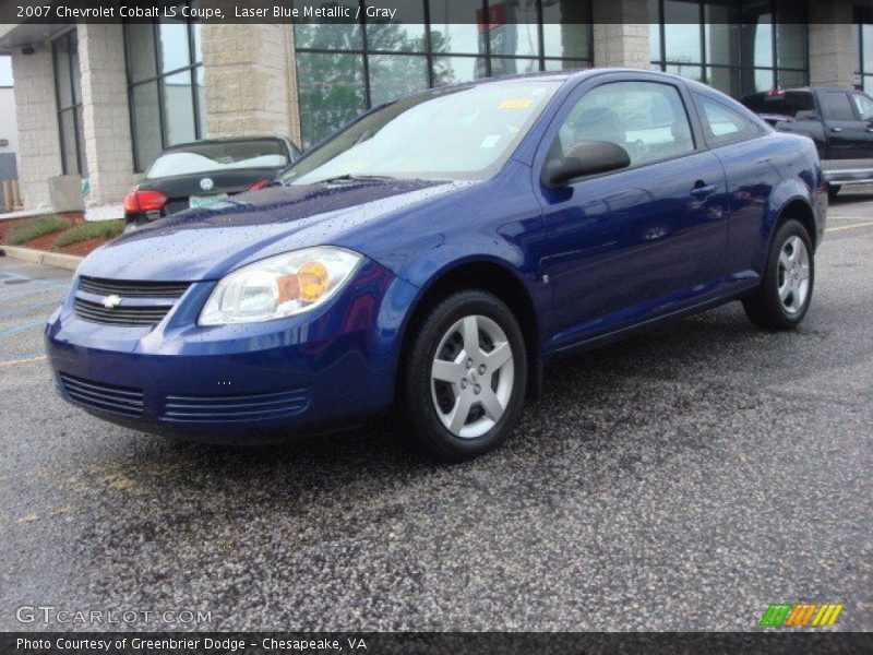 Laser Blue Metallic / Gray 2007 Chevrolet Cobalt LS Coupe