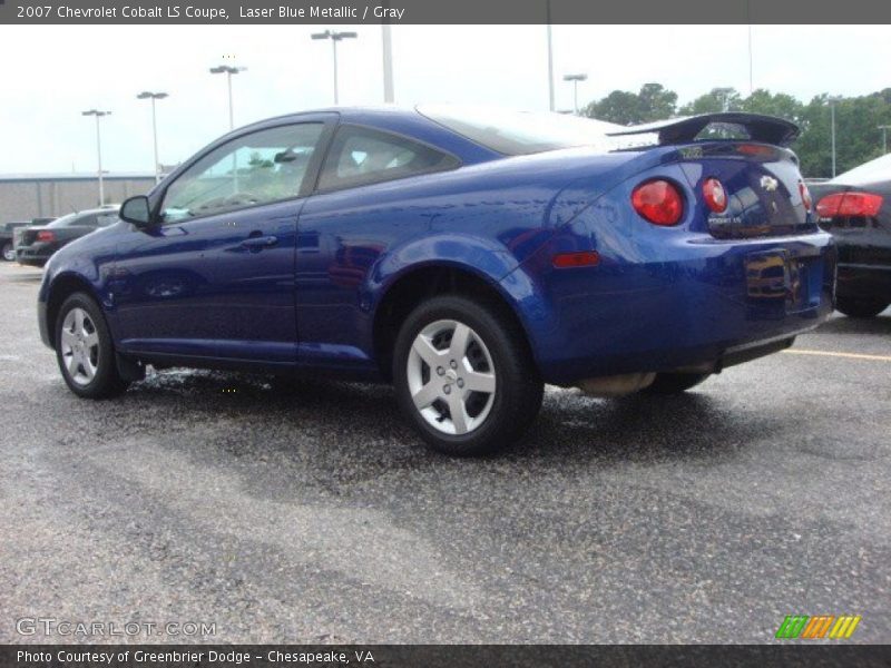 Laser Blue Metallic / Gray 2007 Chevrolet Cobalt LS Coupe