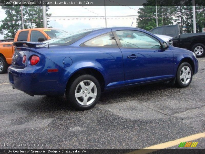 Laser Blue Metallic / Gray 2007 Chevrolet Cobalt LS Coupe