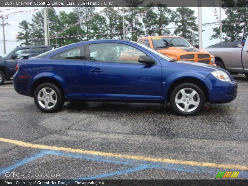 Laser Blue Metallic / Gray 2007 Chevrolet Cobalt LS Coupe