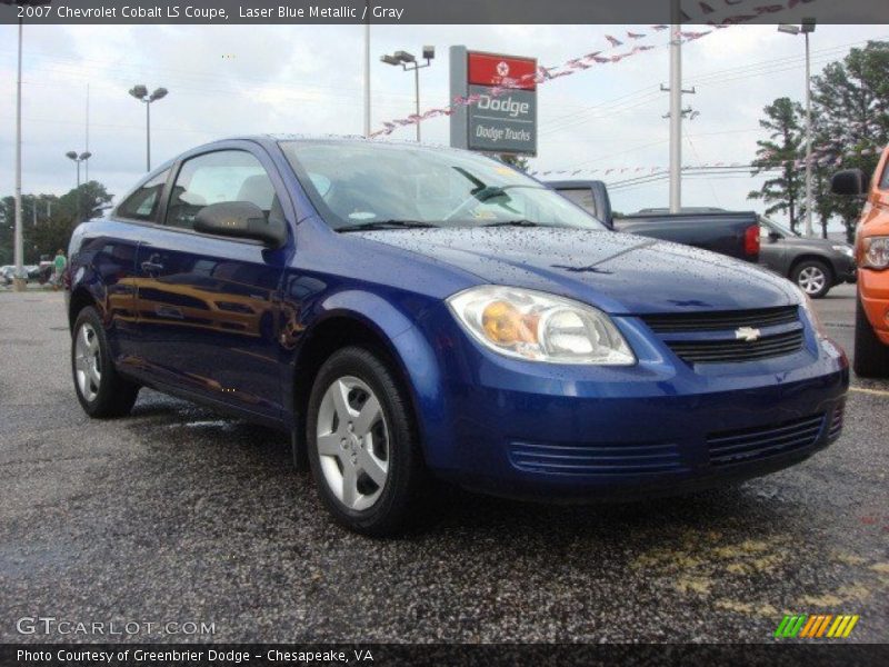 Laser Blue Metallic / Gray 2007 Chevrolet Cobalt LS Coupe