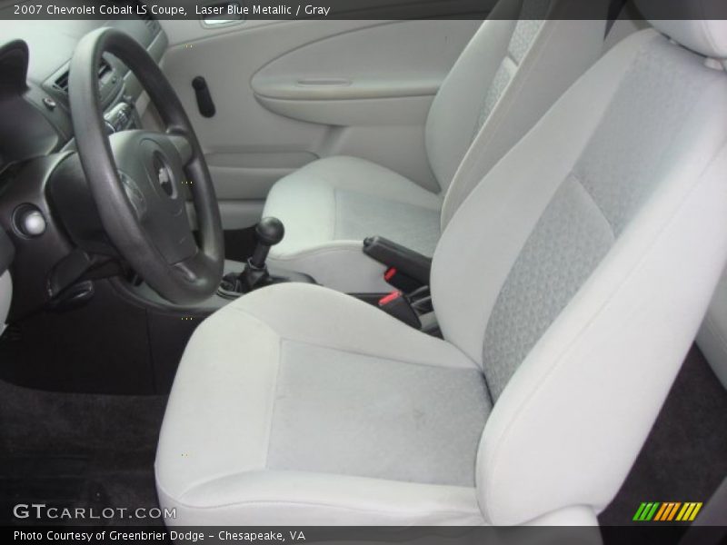 Laser Blue Metallic / Gray 2007 Chevrolet Cobalt LS Coupe