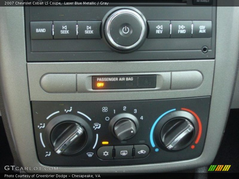 Laser Blue Metallic / Gray 2007 Chevrolet Cobalt LS Coupe