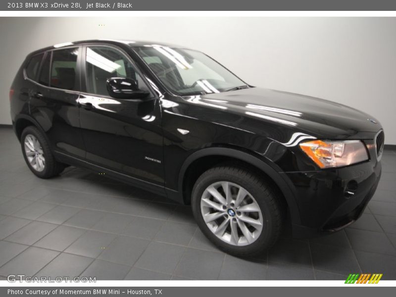 Jet Black / Black 2013 BMW X3 xDrive 28i