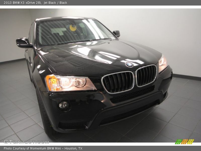 Jet Black / Black 2013 BMW X3 xDrive 28i