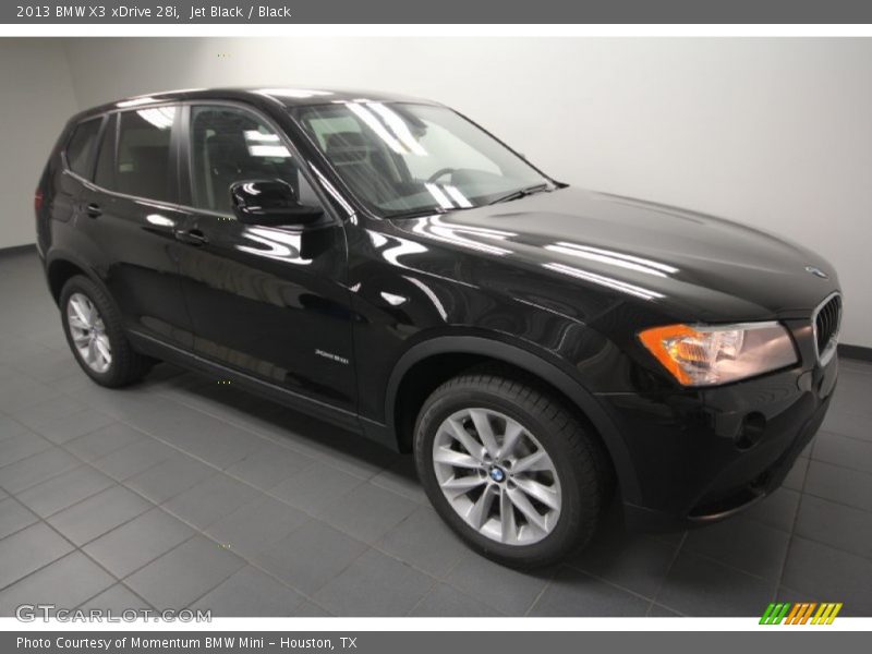 Jet Black / Black 2013 BMW X3 xDrive 28i