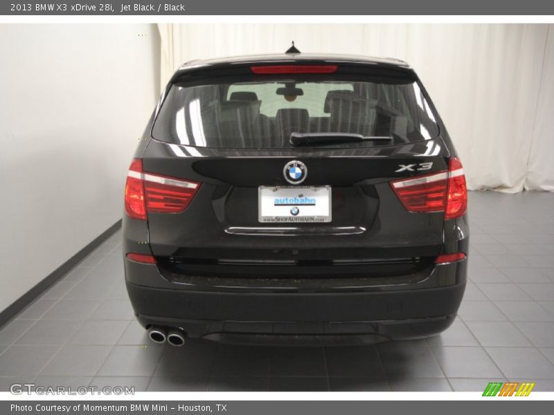 Jet Black / Black 2013 BMW X3 xDrive 28i