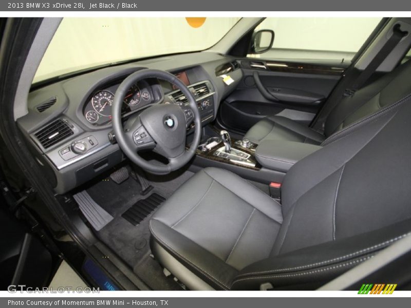 Jet Black / Black 2013 BMW X3 xDrive 28i