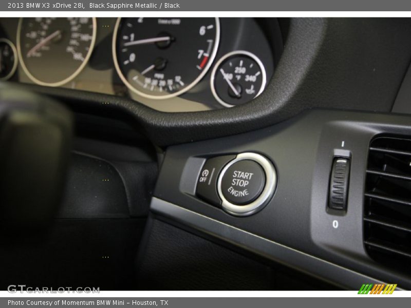 Black Sapphire Metallic / Black 2013 BMW X3 xDrive 28i