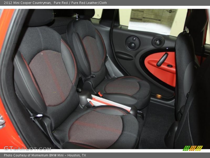 Rear Seat of 2012 Cooper Countryman
