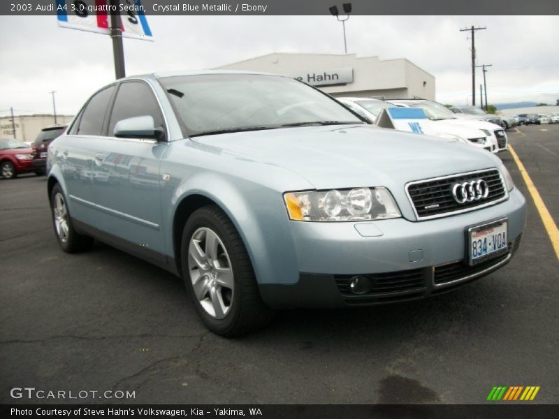 Front 3/4 View of 2003 A4 3.0 quattro Sedan