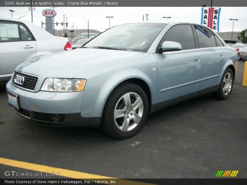 Front 3/4 View of 2003 A4 3.0 quattro Sedan