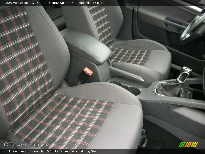 Candy White / Interlagos Black Cloth 2009 Volkswagen GLI Sedan