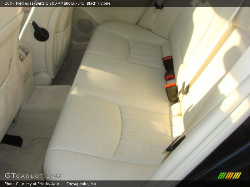 Black / Stone 2007 Mercedes-Benz C 280 4Matic Luxury